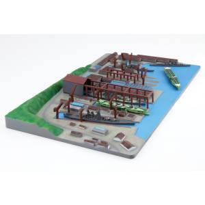 1/3000 Naval Port 3 EX-3: Kure Naval Port (In This Corner Of The World Ver.) w/ Postcard (Plastic Model) [Fujimi]