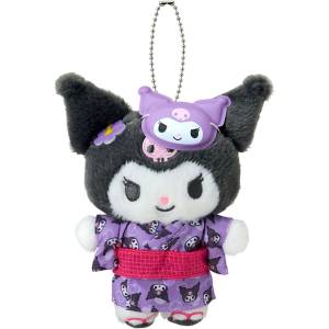 Sanrio Characters: Plush Mascot Keychain - Kuromi (Summer Festival Ver.) [Sanrio]