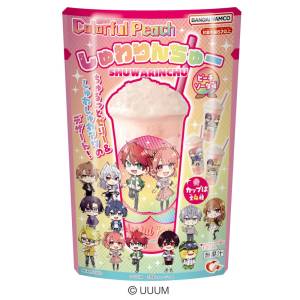 Shokugan: Colorful Peach - Shuwarinchu Bubbly Drink & Cup (8 Packs Box) [Heart]