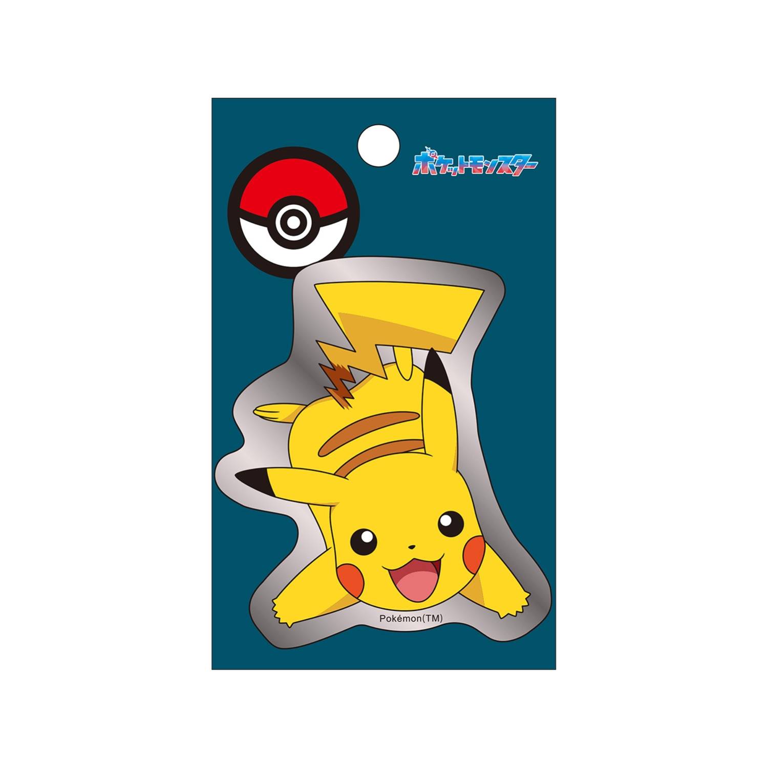 Pokémon: Silver Sticker - Pikachu [The Pokémon Company] - Nin-Nin-Game.com