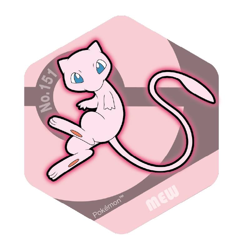 Pokémon: BIG Acrylic Magnet Vol.4 - Mew [The Pokémon Company]