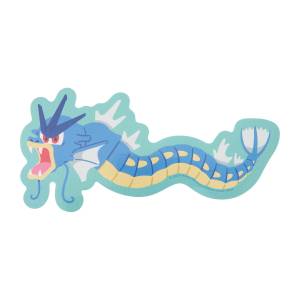 Pokémon: NYORO NYORO FRIENDS Long Sticker - Gyarados (Limited Edition) [The Pokémon Company]
