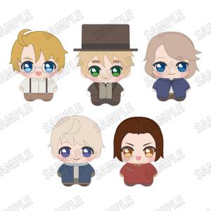 Hetalia World★Stars: Mini Charm Plush Mascot Vol.2 (5 Packs Box) [Medicos Entertainment]