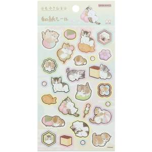 mofusand: Washi Sticker Collection (Green) [Sun-Star Stationery]