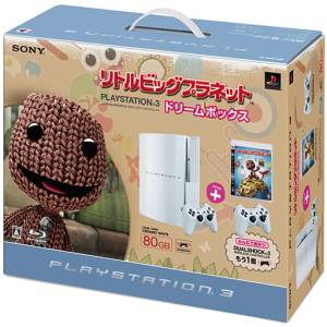 PlayStation 3 80GB Ceramic White Little Big Planet Dream Box [Used Good Condition]
