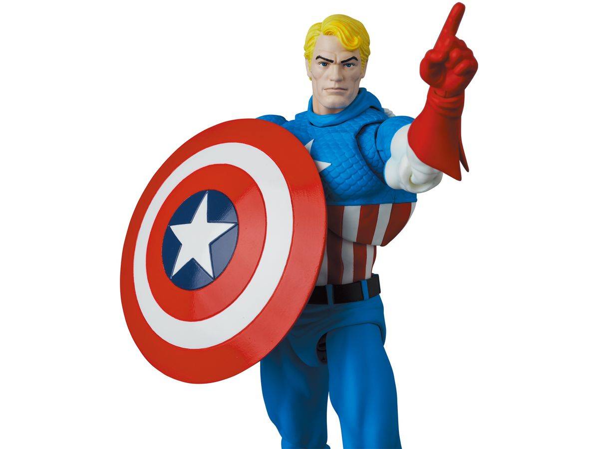 アメコミ MAFEX CAPTAIN AMERICA COMIC Ver. y MAFEX No.217 CAPTAIN AMERICA Comic Ver. Figure