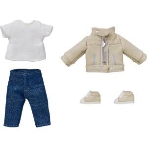 Nendoroid Doll Outfit Set: Leather Jacket (Ivory) [Good Smile Company]