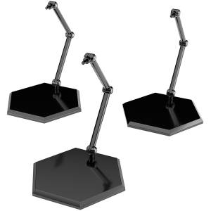 THE Simple Stand for Figures & Models - Black Hex Version (Set of 3) [Good Smile Company]