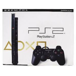 PlayStation 2 Slim - Charcoal Black (SCPH-77000CB) [used good condition]