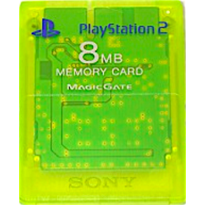 Memory Card 8MB - Lemon Yellow [PS2 - Occasion / Loose]