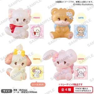 Mikko Illustrations: LOVE FRIENDS - Mini Figure Collection (6 Packs Box) [Bushiroad]