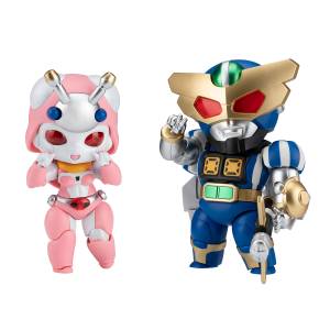 QOSMOS: B-Robo Kabutack - Captain Tomborg & Tentoleena (Set of 2) (Plastic Model) [Tachibana Neko Industry]