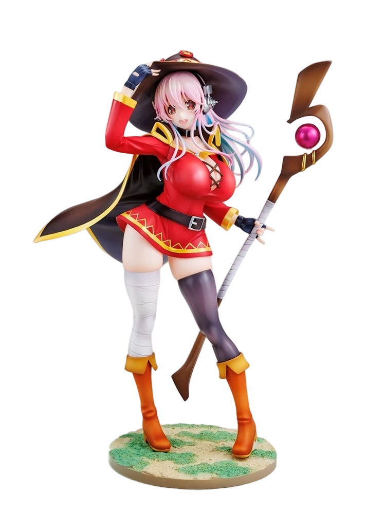 KDcolle: Super Sonico x KonoSuba - Sonico (Megumin Ver.) (Limited Edition) 1/7 [Kadokawa]