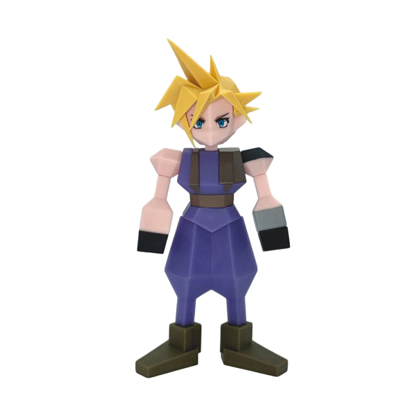 Final Fantasy VII: Polygon Soft Vinyl Figure - Cloud Strife