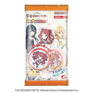 Shokugan: Gakuen Idolmaster - Yurarin Badge & Gum (10 Packs Box) [Heart]