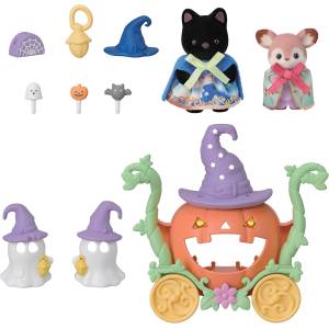Sylvanian Families: Halloween Ghost & Pumpkin Carriage Set [Epoch]