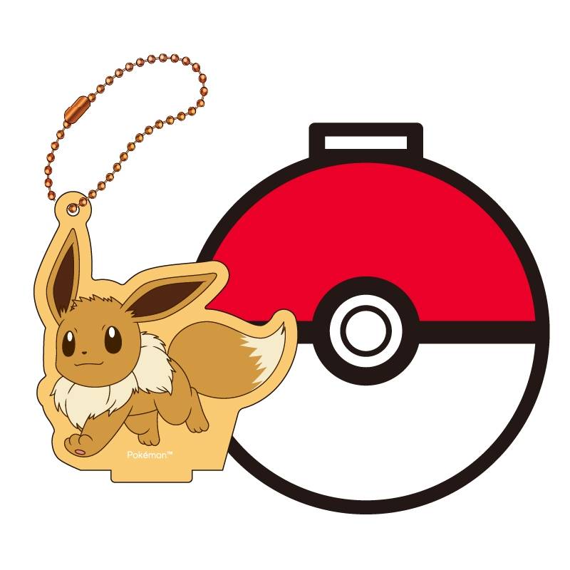 Pokémon: Acrylic Stand Coaster Keychain - Eevee [The Pokémon Company]