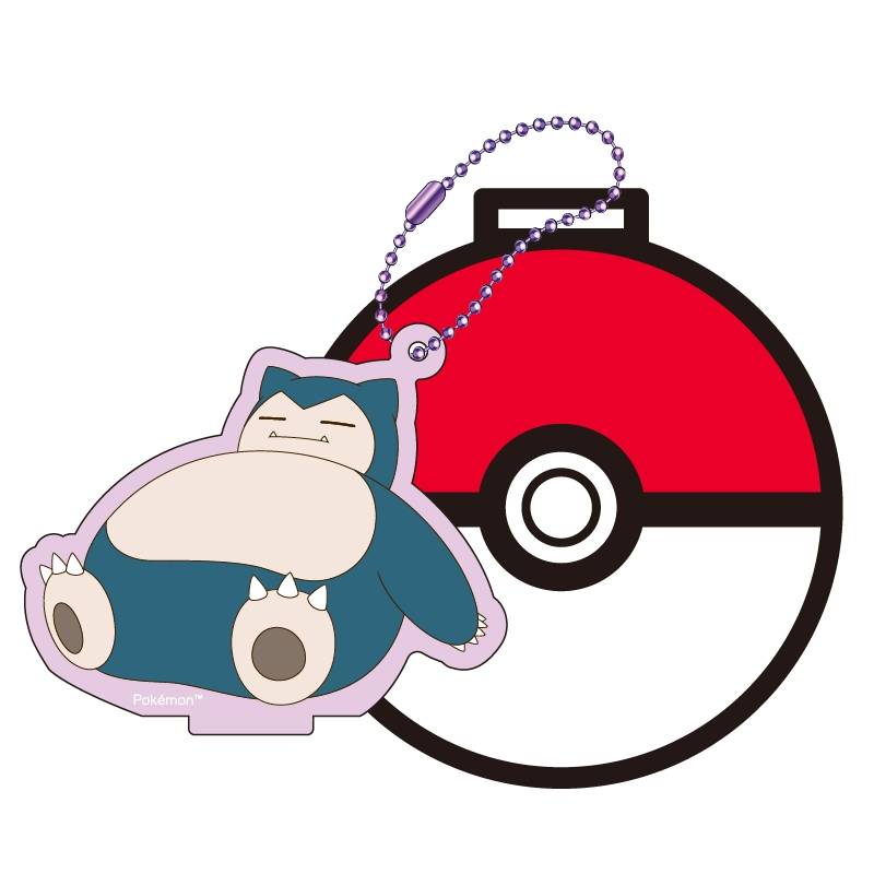 Pokémon: Acrylic Stand Coaster Keychain - Snorlax [The Pokémon Company]
