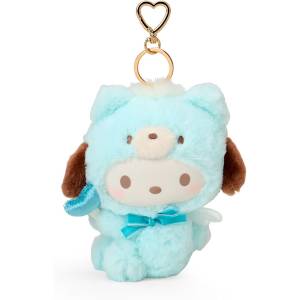 Sanrio Characters: Plush Mascot Keychain - Pochacco (Angel Bear Kigurumi Ver.) [Sanrio]