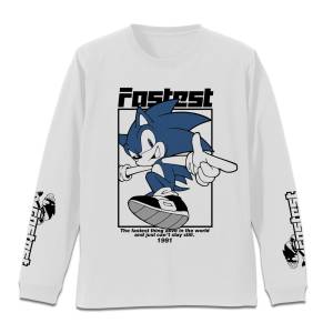 Sonic the Hedgehog: Long Sleeve T-Shirt (XL) - The Fastest [COSPA]