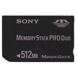 Memory Stick Pro Duo 512MB Official Sony [Used / Loose]