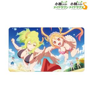 Miss Kobayashi's Dragon Maid: Rubber Desk Mat - Tohru & Lucoa (Swimsuit Ver.) [Arma Bianca]