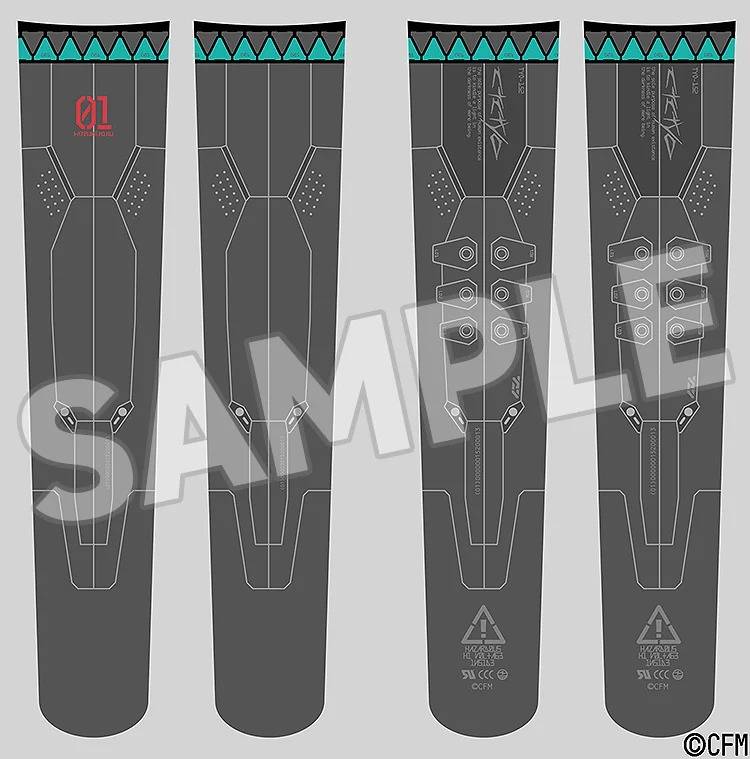 Hatsune Miku x Chuomachi Tactical Crafts: Knee-High Socks