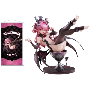 Original Character: Pinky, Wine Cup Succubus DX - Illustration by TAITAI 1/6 (With Bonus) [Novel Stella]
