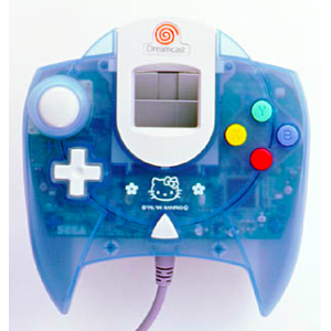 Dreamcast Controller - Hello Kitty Skeleton Blue [DC - Used / Loose]