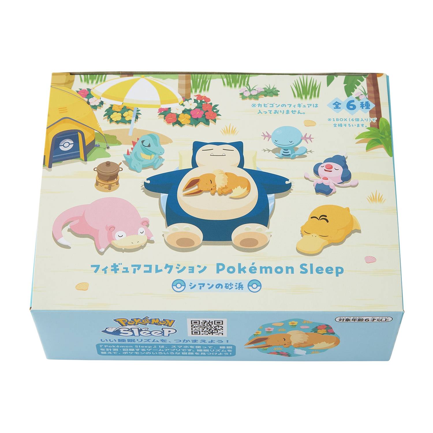 Pokémon: Pokémon Sleep Figure Collection - Cyan Beach (Set of 6) (Limited Edition) [The Po...