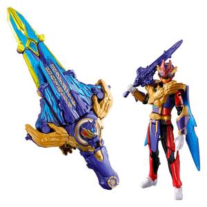 Shokugan: No.1 Sentai Gozyuger - Minipla Ryo Tega Sword & Yudo Tega Sword Gozyu Wolf (Limited Edition) [Bandai]