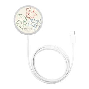Pokémon: MagSafe Wireless Charger - Chikorita, Tepig & Totodile [The Pokémon Company]