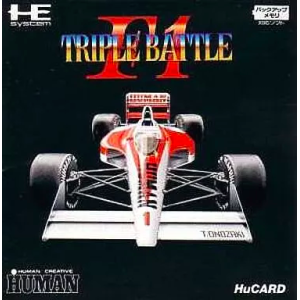 F1 Triple Battle [PCE - used good condition]