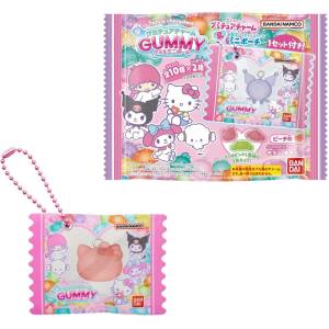 Shokugan: Sanrio Characters - Gumiture Charm GUMMY & Mini Pouch (12 Packs Box) [Bandai]