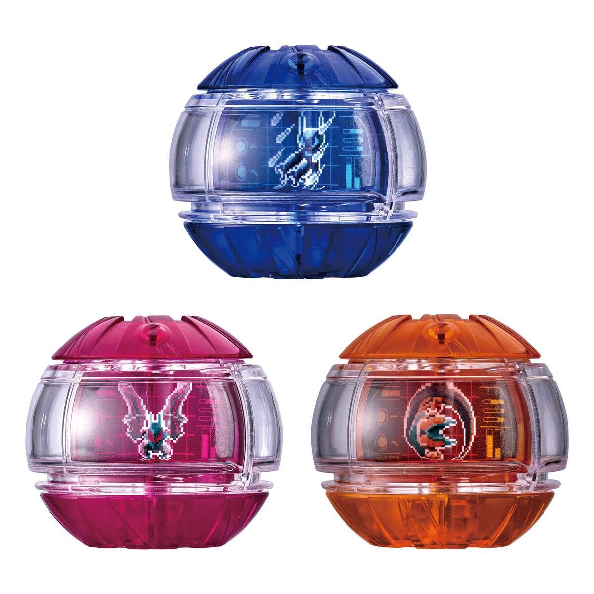 Kamen Rider Zeztz: DX Rider Capsem Set 01 [Bandai]