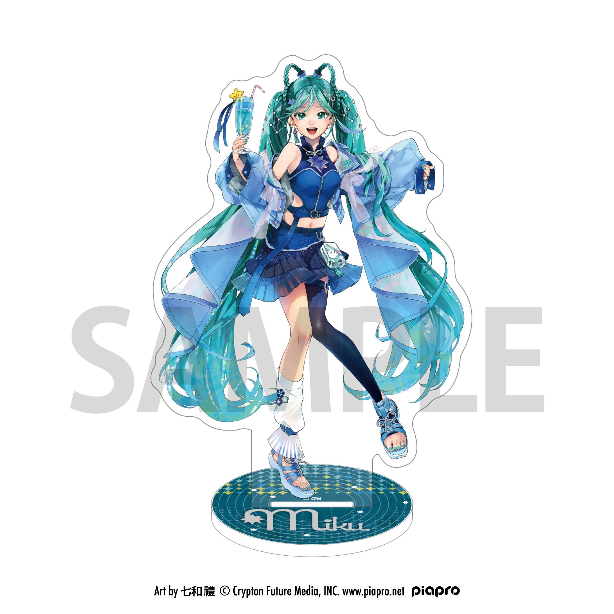 Hatsune Miku x Cafe in E-DINER: Acrylic Stand - Hatsune Miku