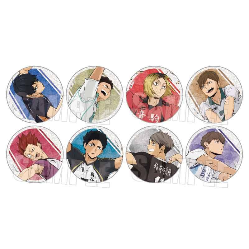 Haikyu!!: Trading Glitter Can Badge Part 2 (8 Packs / Box) [Bellhouse]