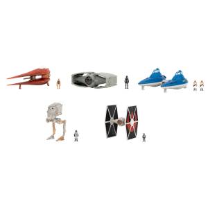 Star Wars: Micro Galaxy Series 10 - Light Armor Class Vehicles & Figures (6 Packs Box) [Jazwares]