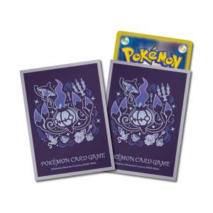 Pokémon Card Game: Deck Shield Premium Gloss - Chandelure (Evolution Trail) (Gray) (64 Sleeves) (Limited Edition) [ACCESSORY]