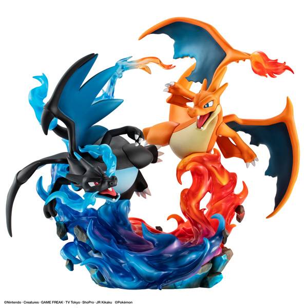 Pokémon: Mega Charizard X & Mega Charizard Y - G.E.M. Series Ex [MegaHouse]