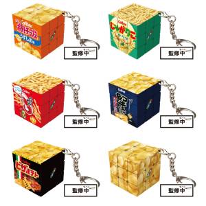 Calbee Mini Rubik's Cube: Keychain Toy Collection (6 Packs Box) [Megahouse]