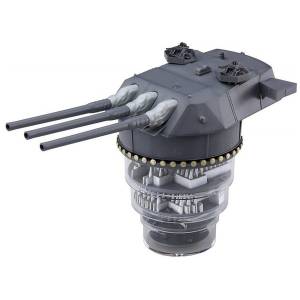 1/200 Equipment 3: Battleship Yamato - Type 94 46cm Triple Main Turret (with additional machine guns) (Plastic Model) [Fujimi]