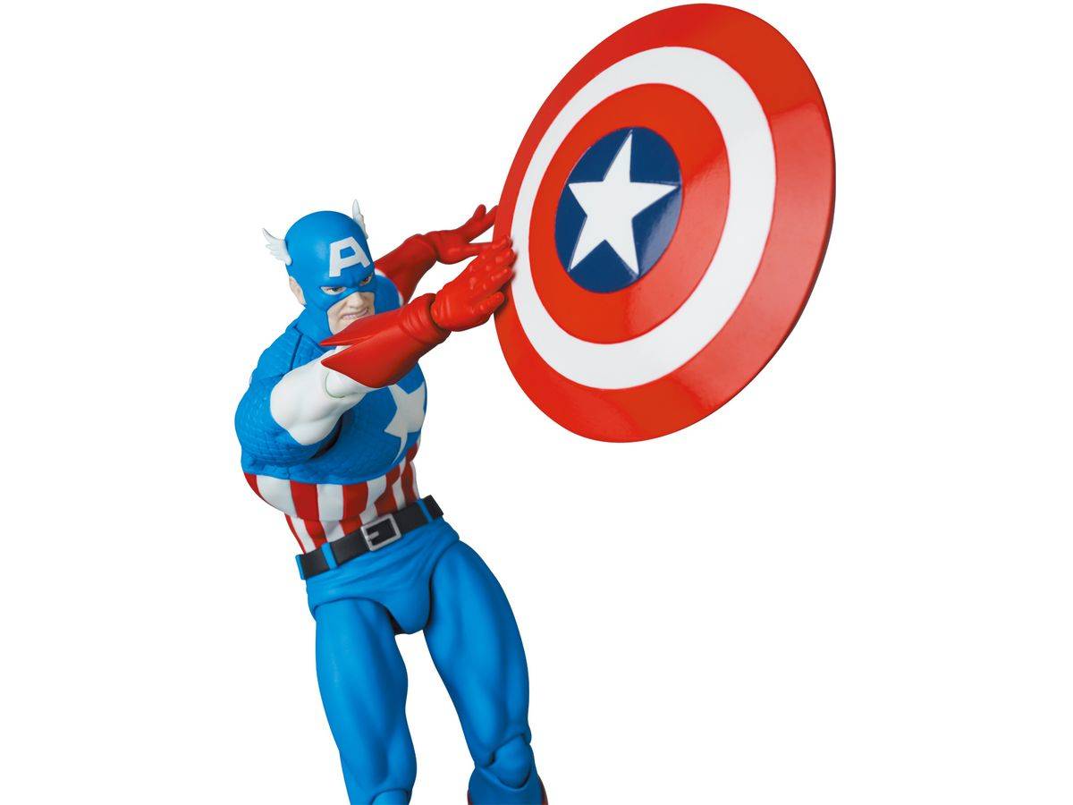 Damaged Figure] MAFEX (No.217): MARVEL - Captain America (Comics