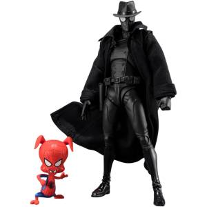 S.H.FIGUARTS: Spider-Man Across the Spider-Verse - Spider-Man Noir & Spider-Ham [Bandai Spirits - Used]