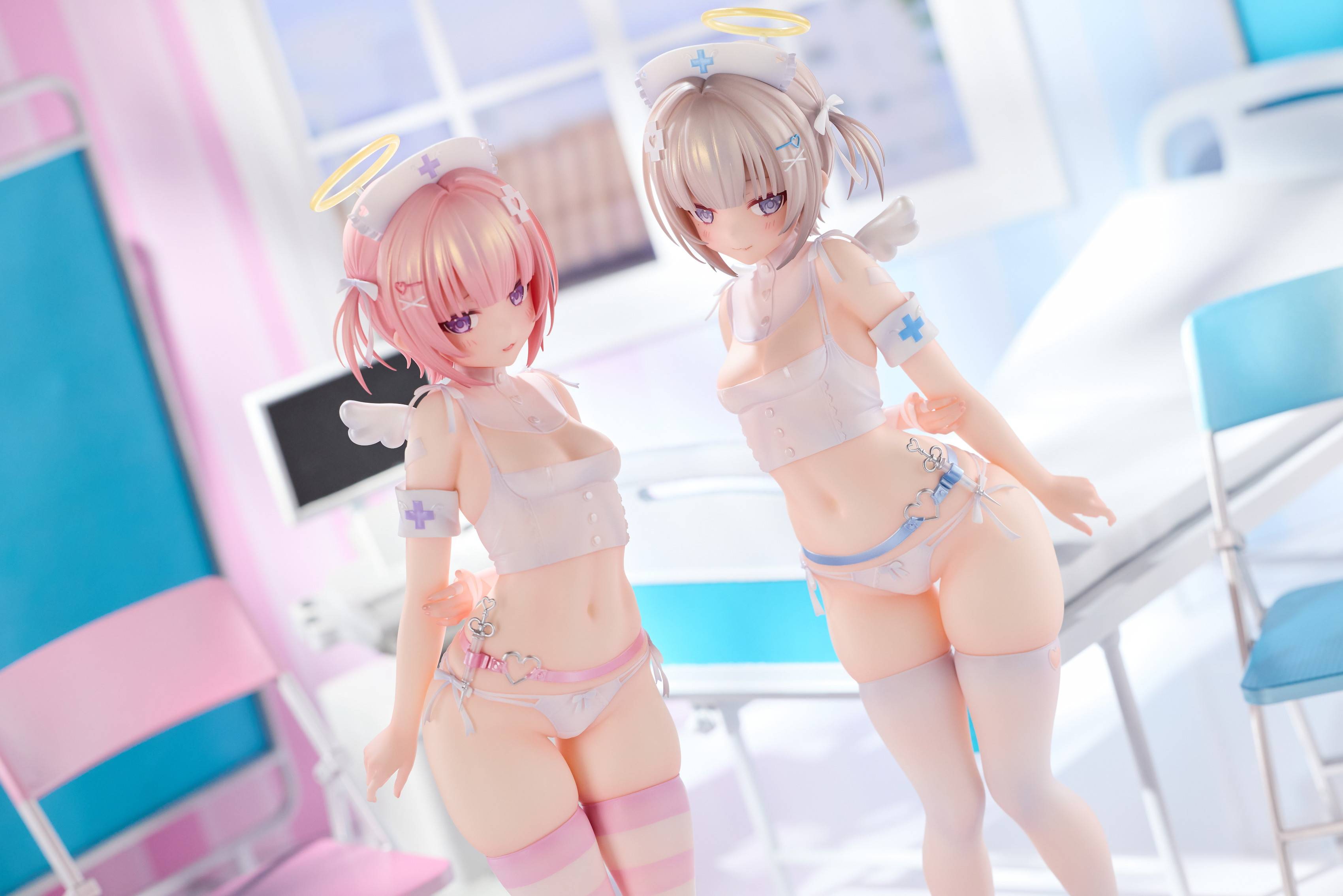 PREORDINE+ 12/2026 (NON CANCELLABILE) Original Character Statue 1/6 Suzu & Nagi Illustrated by Kuma 4-gou Set Edition 27 cm main image 0