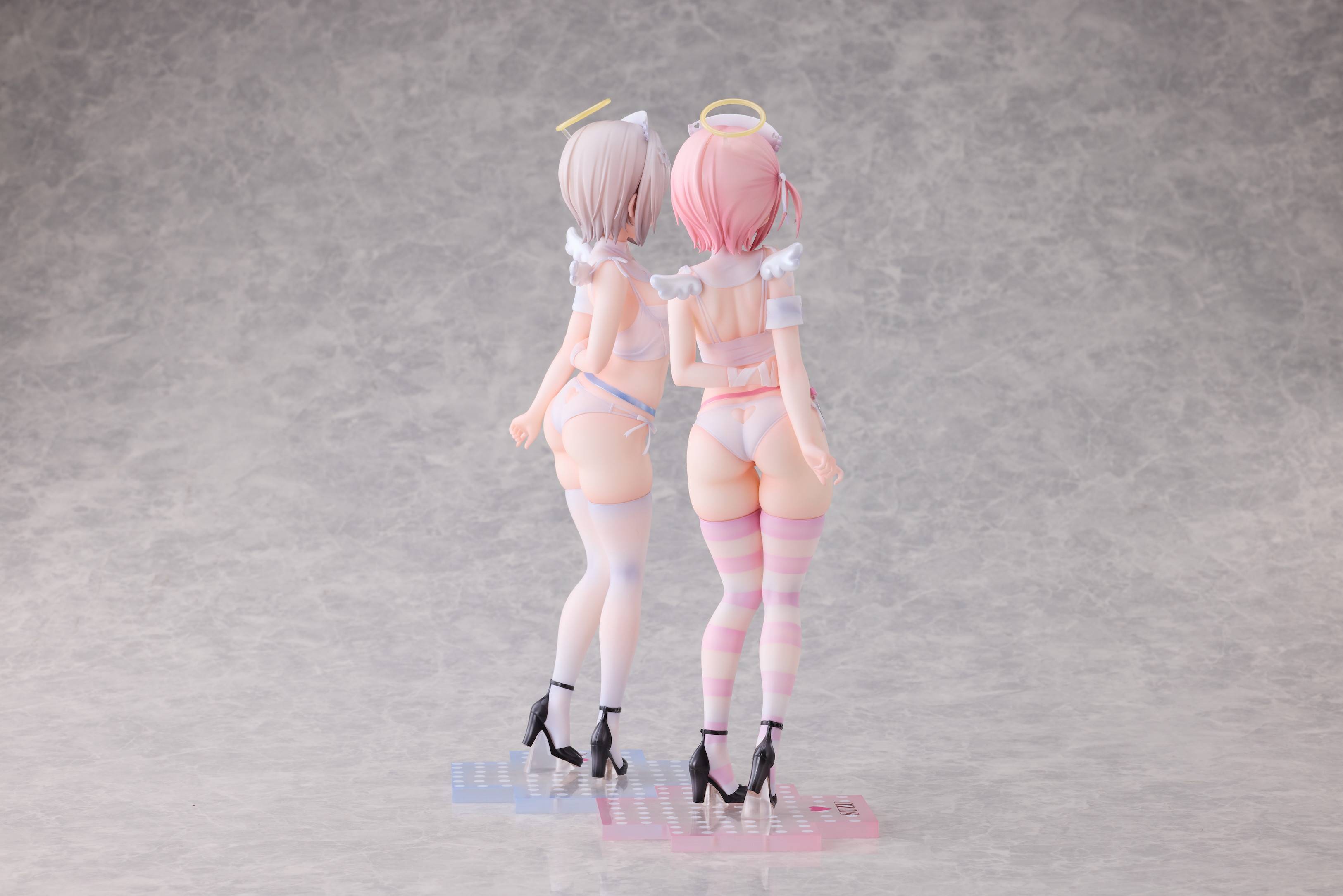 PREORDINE+ 12/2026 (NON CANCELLABILE) Original Character Statue 1/6 Suzu & Nagi Illustrated by Kuma 4-gou Set Edition 27 cm