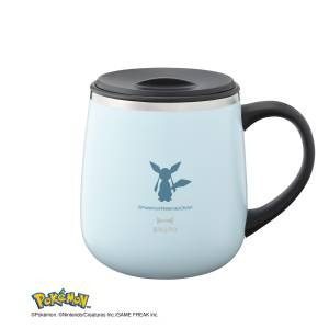 Pokémon x BRUNO: Stainless Steel Mug with Lid - Glaceon (Limited Edition) [The Pokémon Company]