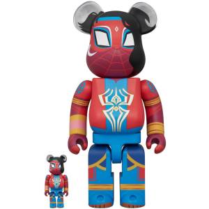 BE@RBRICK / BEARBRICK: Spider-Man Across the Spider-Verse - Spider-Man India 100% & 400% (Limited Edition) [Medicom Toy]