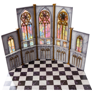 Original Character: Sister Anastasia's Cathedral Background Board - Optional Parts 1/6 [KAWA DESIGN]