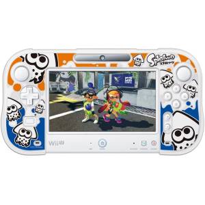 Silicone Cover Clear White for Wii U Gamepad - Splatoon Type A Ver. [WiiU - Occasion / Loose]